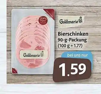 Markant Markt Goldmarie Bierschinken Angebot