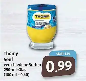 Markant Markt Thomy Senf Angebot