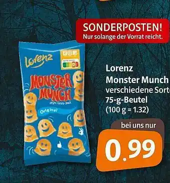 Markant Markt Lorenz Monster Munch Angebot