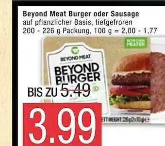 Marktkauf Beyond Meat Burger Oder Sausage Angebot