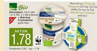 Marktkauf Edeka Bio Naturjoghurt Angebot