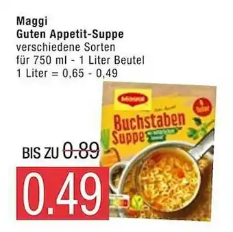 Marktkauf Maggi Gutten Appetit-suppe Angebot