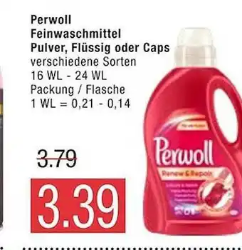 Marktkauf Perwoll Feinwaschmittel Pulver, Flüssig Oder Caps Angebot