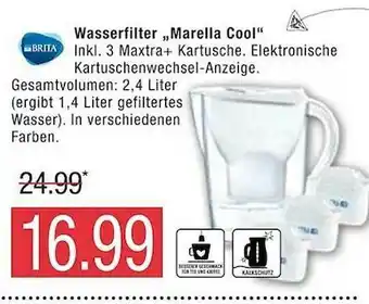 Marktkauf Brita Wasserfilter „marella Cool” Angebot