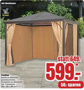 B1 Discount Baumarkt Pavillon Angebot