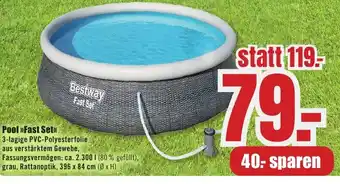 B1 Discount Baumarkt Bestway Pool Fast Set Angebot