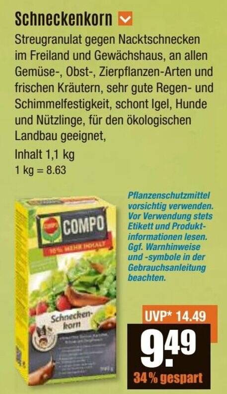 compo bio herbstrasendünger Bio-Herbstrasendünger kaufen main image 0