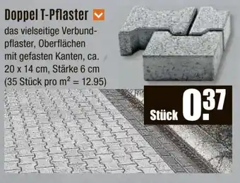 V Baumarkt Doppel T-Pflaster Angebot