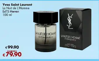 Travel Free Yves Saint Laurent La Nuit de L'Homme EdTS Herren 100ml Angebot