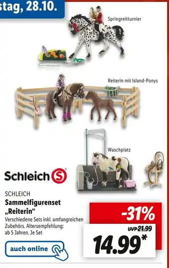 Lidl Schleich sammelfigurenset reiterin Angebot