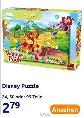 Action Disney Puzzle Angebot