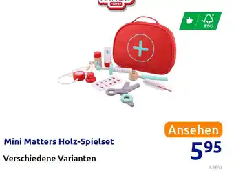 Action Mini Matters Holz Spielset Angebot