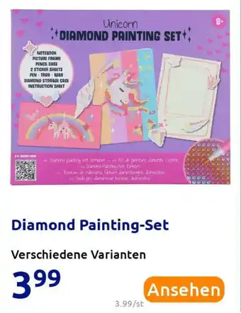 Action Diamond Painting Set Angebot