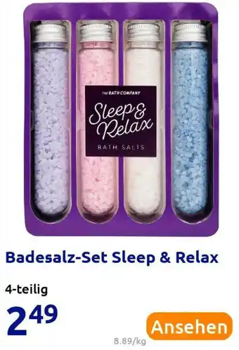 Action Badesalz Set Sleep & Relax Angebot