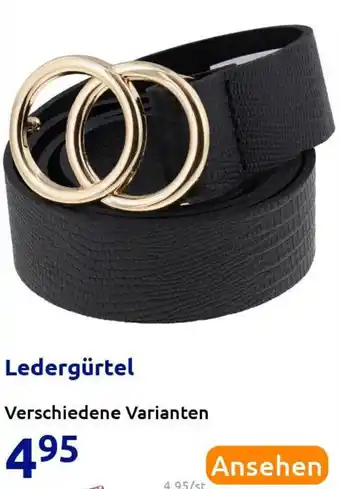 Action Ledergürtel Angebot