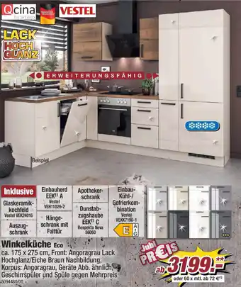 Poco Qcina Winkelküche Eco Angebot