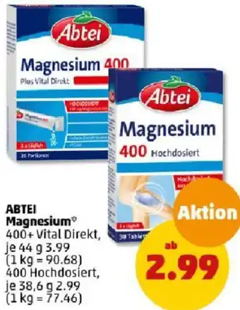 PENNY ABTEI Magnesium 44/38,6 g Angebot