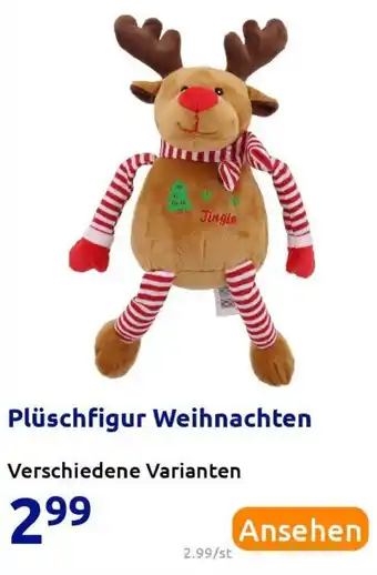 Action Plüschfigur Weihnachten Angebot