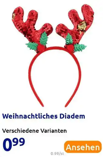 Action Weihnachtliches Diadem Angebot