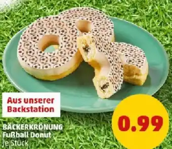 PENNY BACKERKRÖNUNG Fußball Donut Angebot