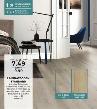 BBM Baumarkt Laminatboden Standard Angebot