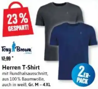 Stolz Tony Brown Herren T-Shirt Angebot