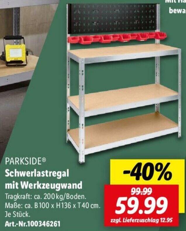 Wunderbar Schwerlastregal Angebot Lidl Fotos