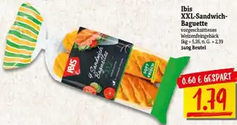 NP Discount Ibis XXL-Sandwich Baguette 340g Beutel Angebot