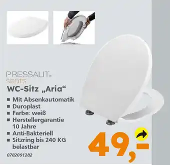 Globus Baumarkt PRESSALIT. WC-Sitz,,Aria❝ Angebot