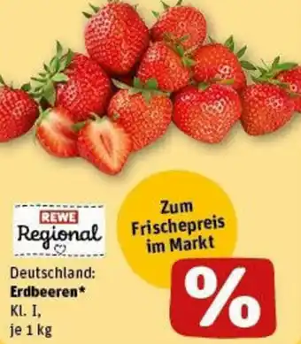 REWE Erdbeeren 1 kg Angebot