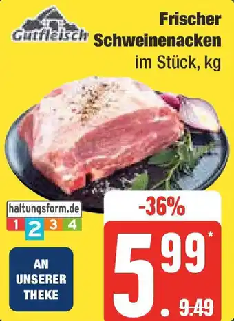 Edeka Frischer Schweinenacken Angebot