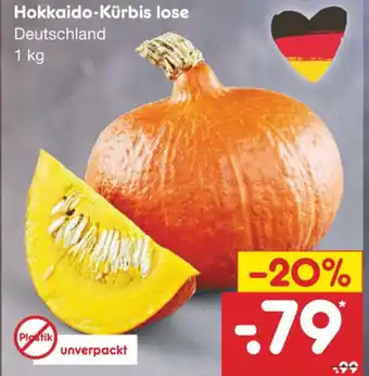 Netto Marken-Discount Hokkaido Kürbis lose 1kg Angebot