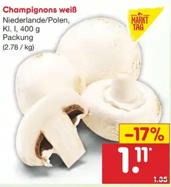 Netto Marken-Discount Champignons weiß 400g Angebot