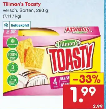 Netto Marken-Discount Tillman's Toasty 280g Angebot