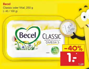 Netto Marken-Discount Becel Classic oder Vital 250g Angebot