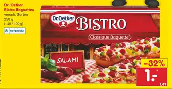 Netto Marken-Discount Dr. Oetker Bistro Baguettes 250g Angebot