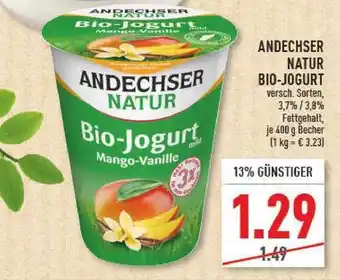Marktkauf Andechser Natur Bio-Joghurt Angebot