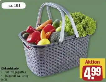 REWE Einkaufskorb Angebot