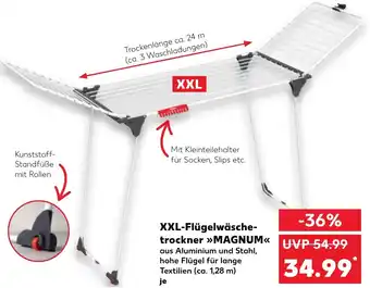 Kaufland Vileda XXL-Flügelwäschetrockner MAGNUM Angebot