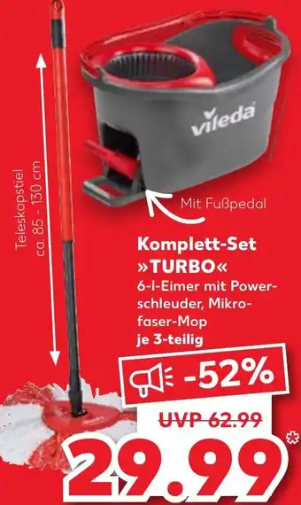 Kaufland Vileda Komplett-Set TURBO Angebot