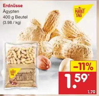 Netto Marken-Discount Erdnüsse 400g Beutel Angebot