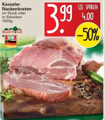 WEZ Bauern Gut Kasseler Nackenbraten 1000g Angebot