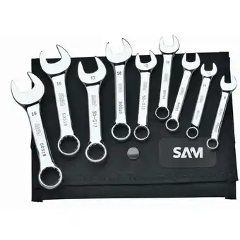 ManoMano Set mit 9 kurzen Ringschlüsseln 8 bis 19 mm sam - 50STR9 Angebot