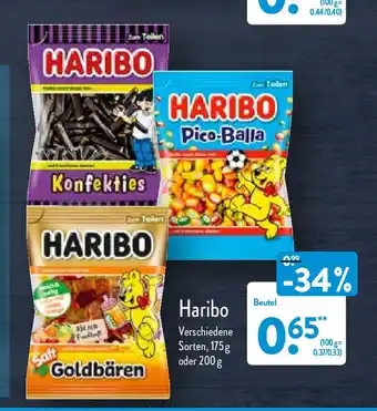 Aldi Nord Haribo 175-200g Angebot