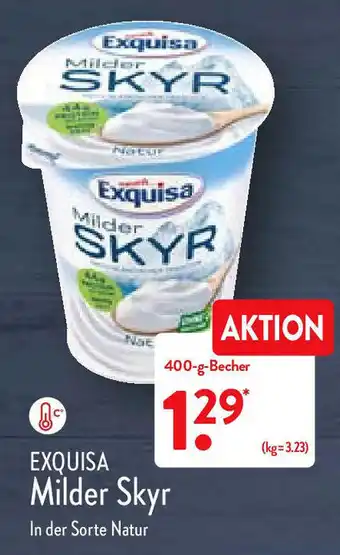 Aldi Nord Exquisa Milder Skyr 400g Angebot