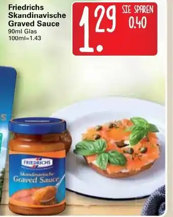 WEZ Friedrichs Skandinavische Graved Sauce 90ml Angebot