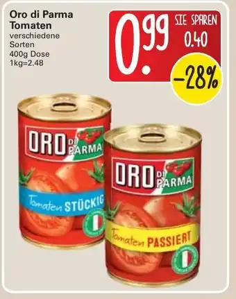 WEZ Oro di Parma Tomaten 400g Angebot