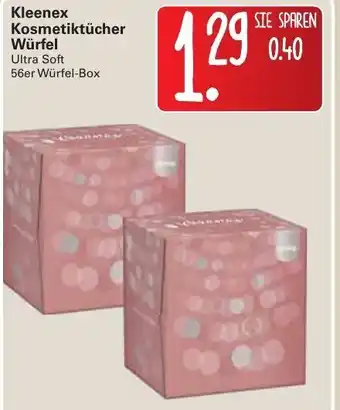 WEZ Kleenex Kosmetiktücher Würfel Angebot