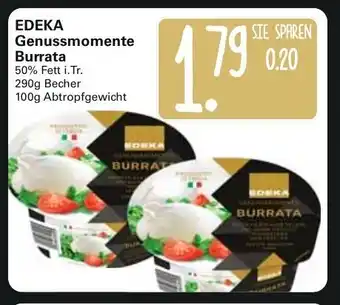 WEZ Edeka Genussmomente Burrata 290g Becher Angebot