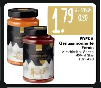 WEZ Edeka Genussmomente Fonds 400ml Angebot